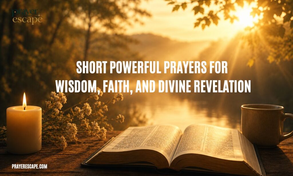 Short Powerful Prayers for Wisdom, Faith, and Divine Revelation