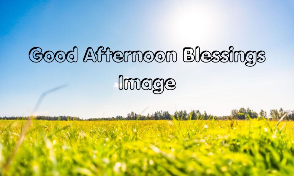 Good Afternoon Blessings Image