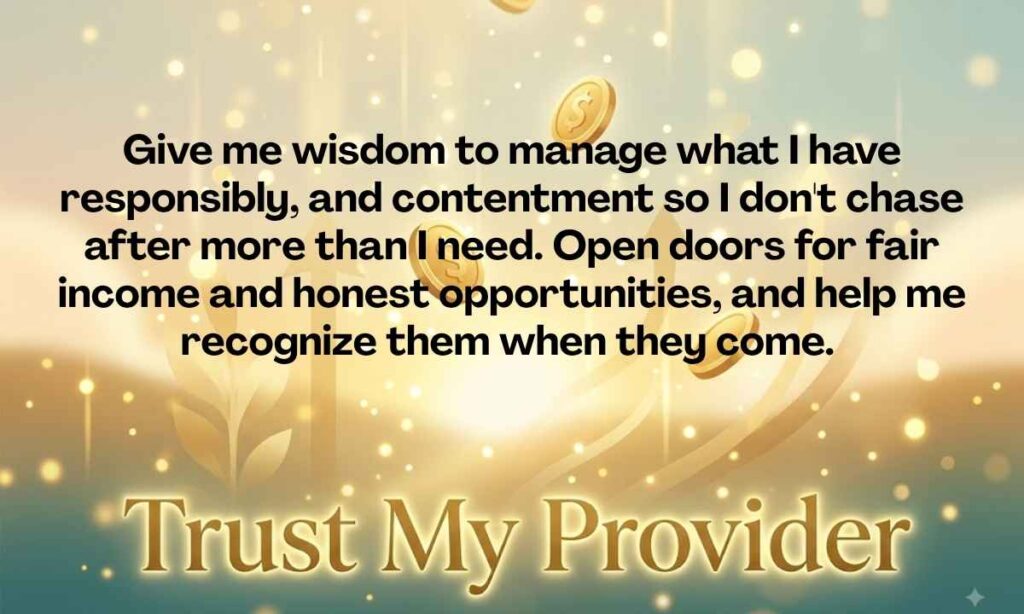 Prayer for Financial Luck and Success