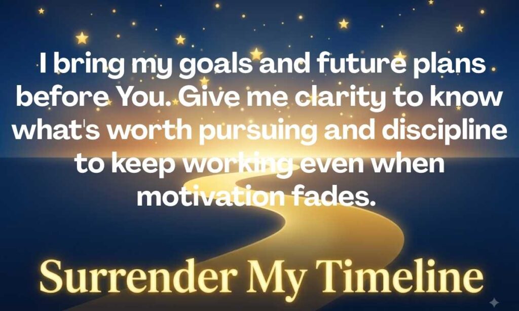 Prayer for Success in Goals and Future Plans