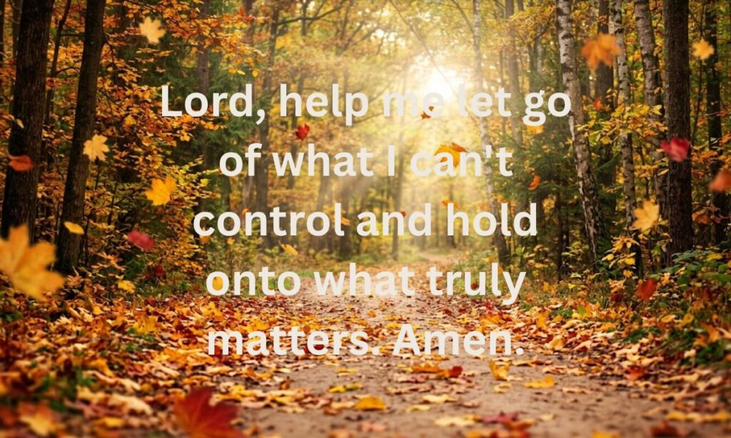 October Prayers for a Fresh Start and New Beginnings