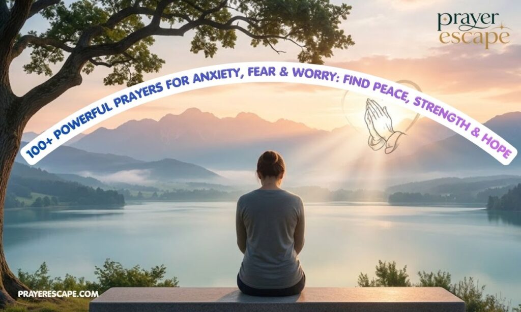 100+ Powerful Prayers for Anxiety, Fear & Worry